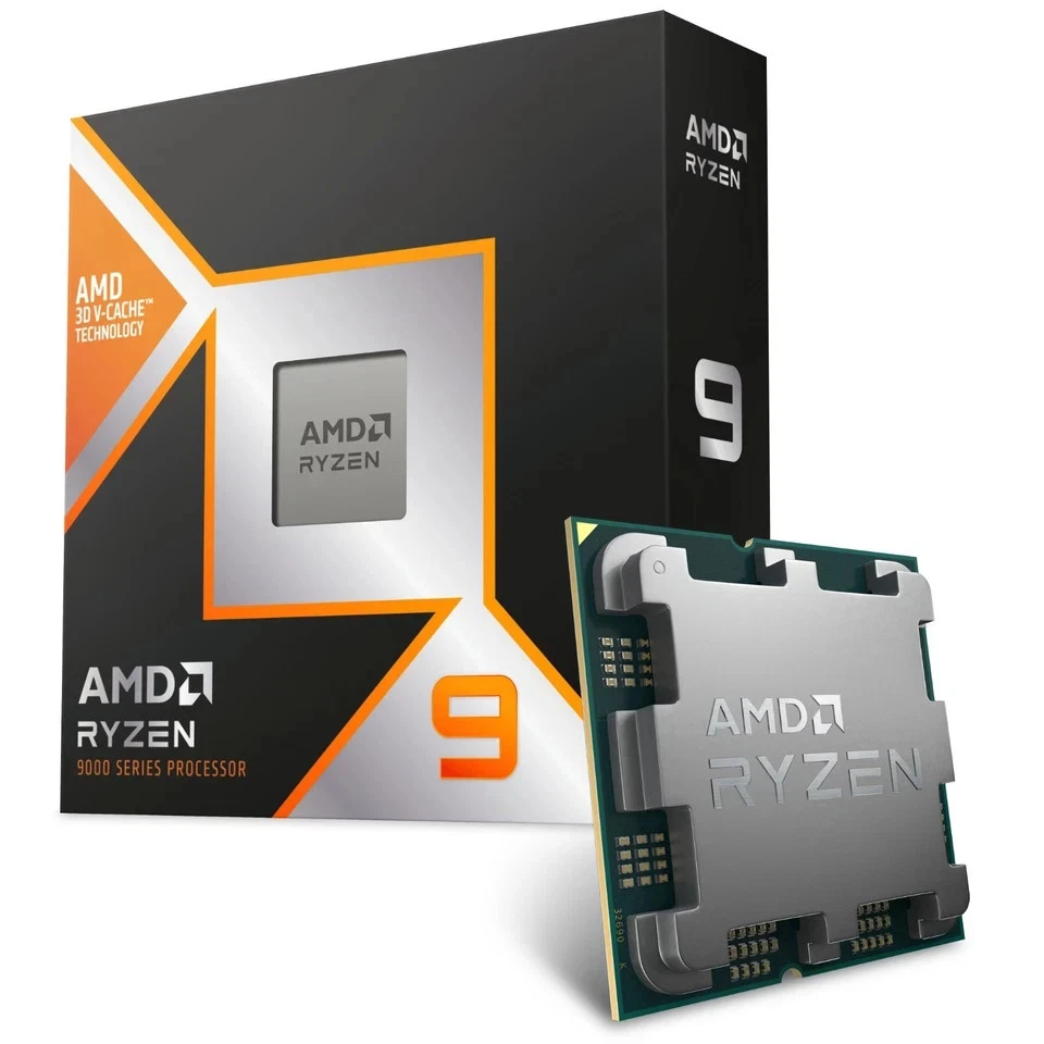 AMD Ryzen 9 9950X3D 16 Core AM5 Processor, 4.3GHz-5.7GHz, 144MB, 3D V-Cache, NEW - Image 1 of 1