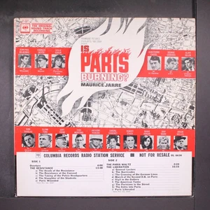 SOUNDTRACK: is paris burning? COLUMBIA 12" LP 33 RPM - Imagen 1 de 2