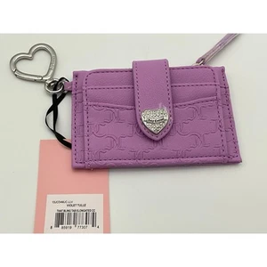 Tarjetero y llavero Juicy Couture That Bling Violet Tul - Imagen 1 de 7
