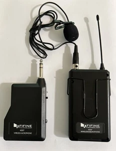 FIFINE 20 CHANNEL K037 UHF Wireless Microphone, Powers Up, Untested, Pre-Owned - Picture 1 of 8