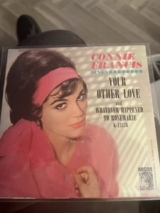 45 Rpm Connie Francis Record On MGM Label K 13176 - Picture 1 of 4