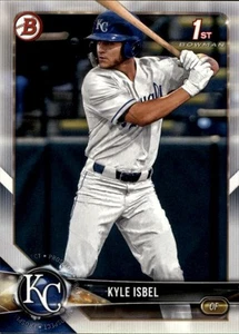 2018 Bowman Draft #BD-14 Kyle Isbel Kansas City Royals - Picture 1 of 2