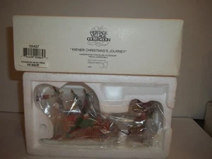 Dept 56 Heritage Village Father Christmas's Journey #58407 Retired 1997-2001 - Picture 1 of 9