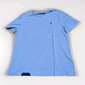 Polo Ralph Lauren Classic Fit Girocollo Uomo T-Shirt Taglia XL Blu Chiaro Nuova con etichette - Foto 1 di 5