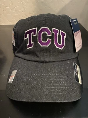 TCU Horned Frogs Vrbo Fiesta Bowl Playoff Semifinal Sombrero Adelante Negro Ajuste Clásico Foto 1 de 4