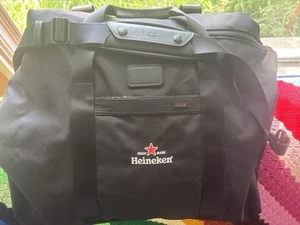 Bolso de viaje Heineken Trademark Tumi bolsas de lona balísticas de nailon negro - Imagen 1 de 9
