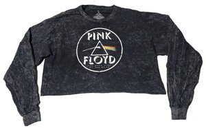 Pink Flyod 1973 Tour DARK SIDE OF THE MOON Acid Wash Crop Retro T-Shirt - Damen XL - Bild 1 von 17