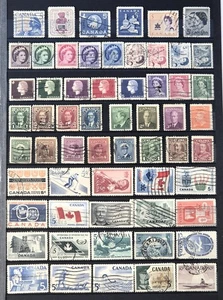 CANADA 1930-1970s - Mixed Multiple Sets of Canadian Stamps - Sold as Seen (2) - Picture 1 of 2