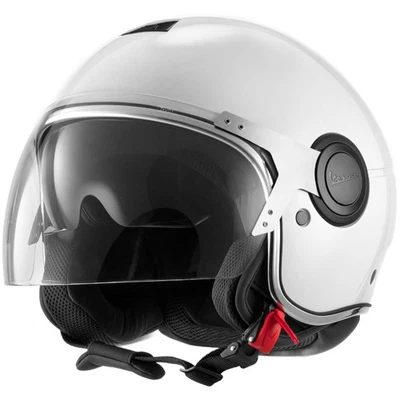 Argentario Visor Jet Helmet - White - Image 1 of 4