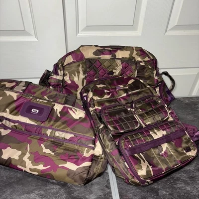 Juego de 3 bolsas de viaje Lug - camuflaje - Airbus / pontón / charco Jumper Totes Foto 1 de 4