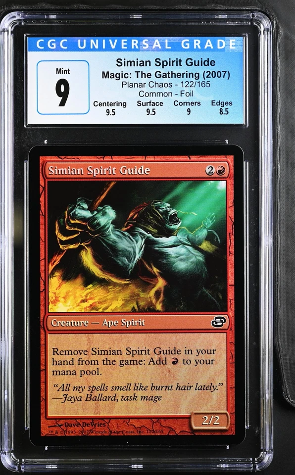 SIMIAN SPIRIT GUIDE Planar Chaos Foil CGC 9 MTG [Nostalgium] - Image 1 of 2