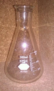 Kimble KIMAX Glass 500 mL Heavy Wall Filter Filtering Flask 27065 - Bild 1 von 5