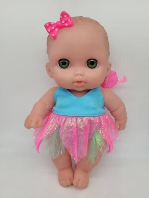 Muñeca bebé gordita Berenguer con traje tutú mariposa ángel rosa 9" Foto 1 de 4