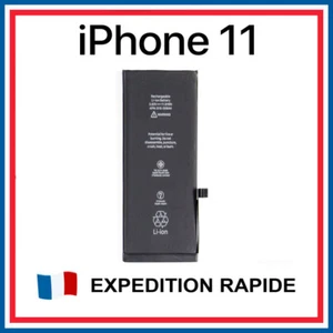 Batterie interne iPhone 11 neuve + stickers - 3110 mAh NEW internal battery - Photo 1 sur 1
