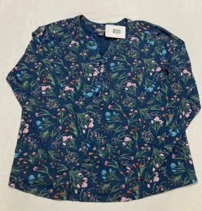 Style & Co Printed T-shirt Multicolor PL - Picture 1 of 4