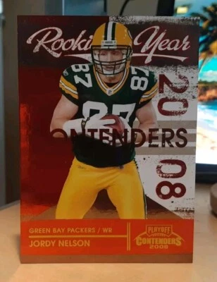 2008 Playoff Contenders Rookie of the Year /500 Jordy Nelson GREEN BAY PACKERS - Image 1 of 2