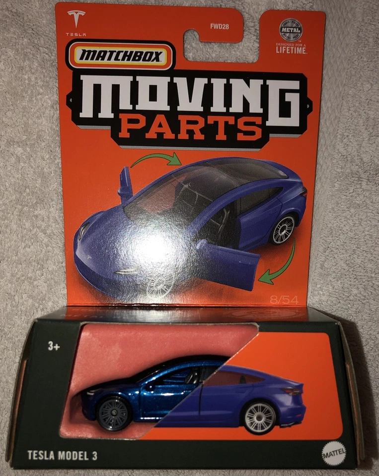 MATCHBOX 2024 MOVING PARTS - NISSAN ARIYA METALLIC BLUE