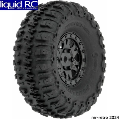 Pro-Line 1020910 1/24 Trencher F/R 1.0 Trs Mounted 7mm Black Impulse 4 - Image 1 of 2