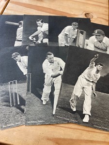 Topical Times 'Cricketers in Action' cards 1937 - choose from list