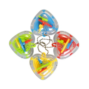 4 Pcs Labyrinthballspielzeug Labyrinth-Brettspiel Kugel-Labyrinth-Puzzle-Ball - Bild 1 von 11