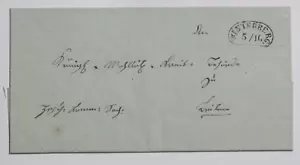 Preußen/WINTERBERG Vorphila- Faltbriefhülle ca. 1825, Feuser 3935-1 80,-- - Bild 1 von 3