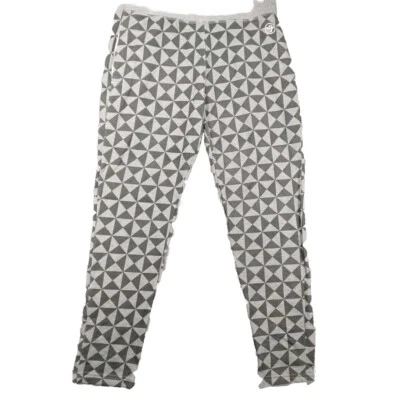 ZUMBA Fitness Mens Sweat Pants Size M Comfort Gray Geometric Pattern Athleisure - Image 1 of 4