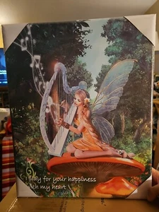 Dohwa Blingco Happy Fairy LED beleuchtete Wandkunst mit Timer - Bild 1 von 3