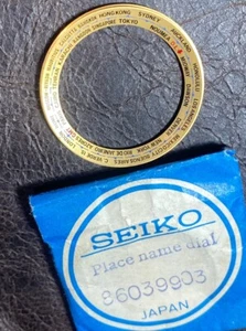 Very rare Seiko GMT World Time rotating internal bezel original 100% 6117-6409 - Foto 1 di 2