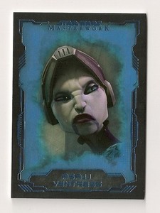 2016 STAR WARS MASTERWORK BLUE METALLIC PARALLEL CARD #36 ASAJJ VENTRESS