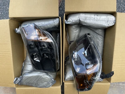 For 2006 2007 2008 Honda Pilot Black Amber Corner Headlights Assembly Headlamps - Image 1 of 3