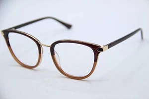 NEW NICOLE MILLER RIVIERA DARK LIGHT BROWN AUTHENTIC DESIGNER EYEGLASSES 51-18 - Picture 1 of 4