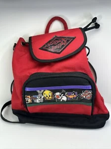 Vintage Looney Tunes Toons Mini Backpack Purse 1995 - Picture 1 of 10