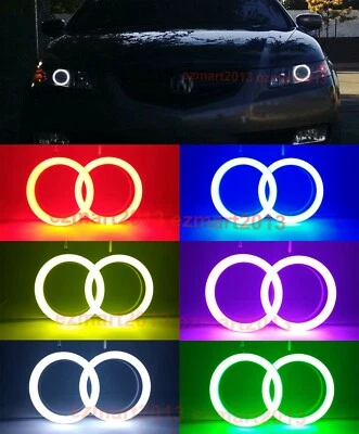 Anillo halo algodón RGB para Acura TL 04-06 faro Flash ojo de ángel Bluetooth DRL Foto 1 de 4