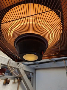Elektrische Terrassen Heizstrahler Balkonheizer Zeltheizer Infrarot 2000 W,LED, - Bild 1 von 5