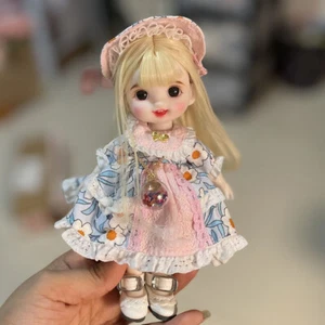 Muñeca BJD de 16 cm 1/8 conjunto completo muñecas articuladas con bola con ropa de moda regalo para niña - Imagen 1 de 6