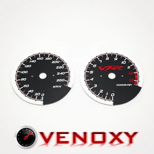 Honda VFR 800 FI RC46 1998-2001 KM/H Aftermarket Black Gauges - Picture 1 of 1