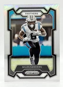 2023 Panini Prizm Silver #44 Miles Sanders Carolina Panthers - Picture 1 of 2