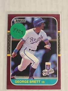 1987 Donruss Opening Day - George Brett - #206 - Kansas City Royals 