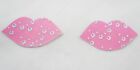 2-8PC Adhesive Reusable Lips Kisses Shaped Nipple Pasties Breast Covers Stickers