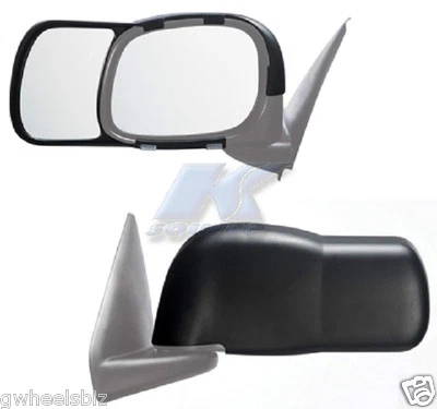 Dodge Ram 2500 3500 2003-2009 clip extensión de espejo retrovisor lateral remolque a presión (par) Foto 1 de 4