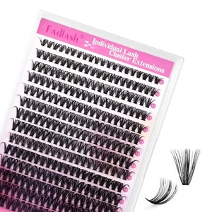 FADLASH DIY Cluster Lashes 280Pcs Fluffy Lash Clusters Volume Lash Extensions - Picture 1 of 24