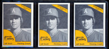 lot (4) 1977 TCMA Asheville Tourists Jeff Scott pitching coach