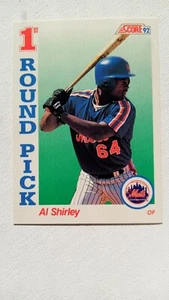 1992 Score Baseball Card #802 Al Shirley RC Rookie NY Mets - Picture 1 of 2