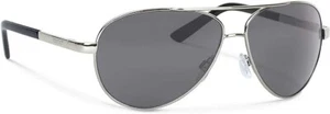 Prognose Optik Trapper Pilotensonnenbrille - graue Linse silberner Rahmen - Bild 1 von 1