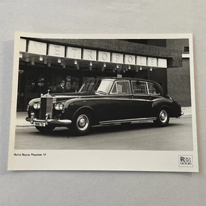 Rolls Royce Phantom VI Car Factory Press Photo Photograph Vintage Print 1980 - Picture 1 of 6