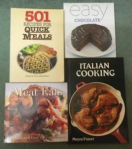 4 Mixed cookery books job lot, great selection, great price. Good Condition - Bild 1 von 3