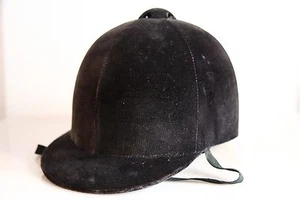 Vintage Equestrian Professional Black Velvet Helmet - Picture 1 of 7