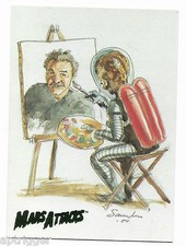 1994 Topps Mars Attacks Base Card (#99) Norm Saunders Self-Portrait