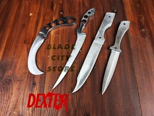 Dexter Morgan Messer: Custom Dexter K-ill Werkzeuge 4 Stück Set Replik Jagd - Bild 1 von 10