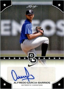 ALFREDO GARCIA-BARRIOS 2015 Leaf Perfect Game All-American SHOWCASE Auto Rookie